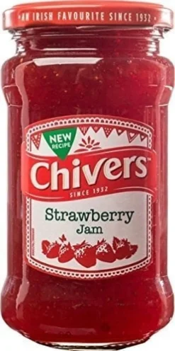 Chivers Strawberry Jam 370g- Jams & Marmalade