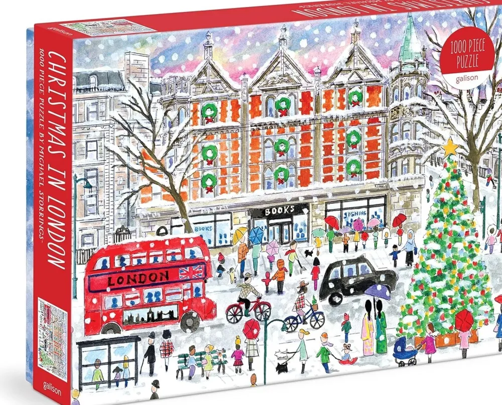Christmas in London 1000-Piece Puzzle- Games & Puzzles