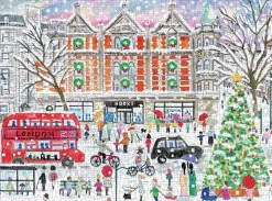 Christmas in London 1000-Piece Puzzle- Games & Puzzles