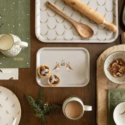 Christmas Robin Small Tray- Trays