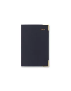 Classic Mini Pocket Week to View Planner 2026, Sunday Start, Dark Blue- Journals & Other Stationery
