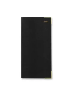 Classic Slim Landscape Week to View Planner with Appointments and Planners 2026, Black- Journals & Other Stationery