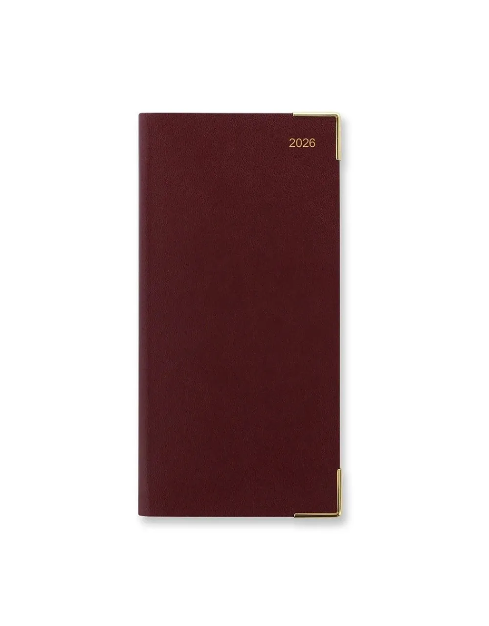 Classic Slim Landscape Week to View Planner with Appointments and Planners 2026, Burgundy- Journals & Other Stationery