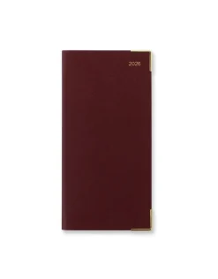 Classic Slim Week to View Planner with Monthly Planners 2026, Burgundy- Journals & Other Stationery