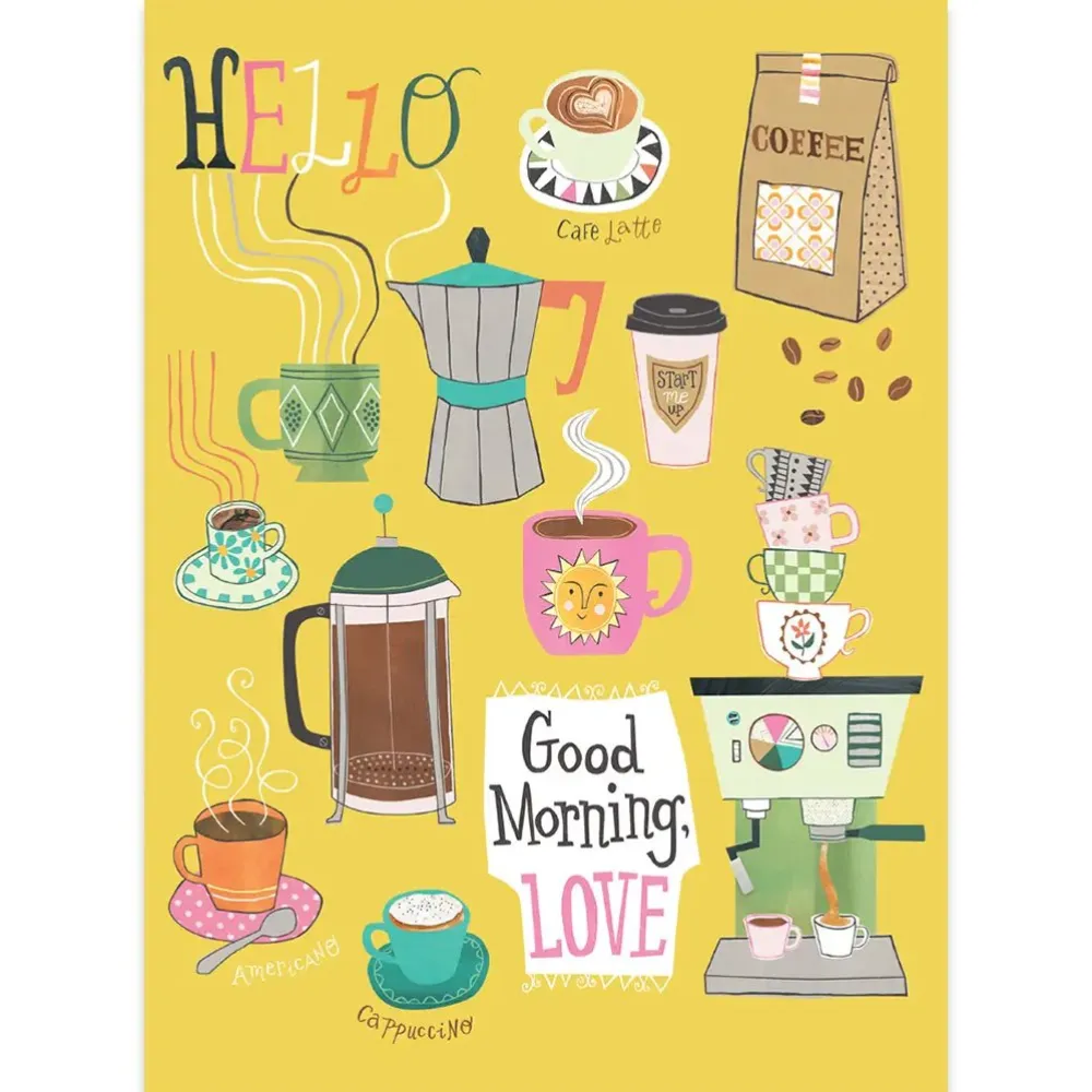 Coffee Anniversary Card- Greeting Cards