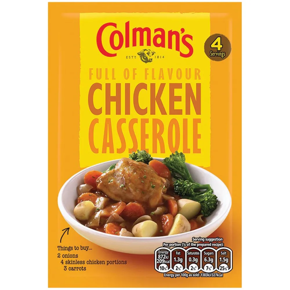 Colman's Chicken Casserole Mix- Groceries