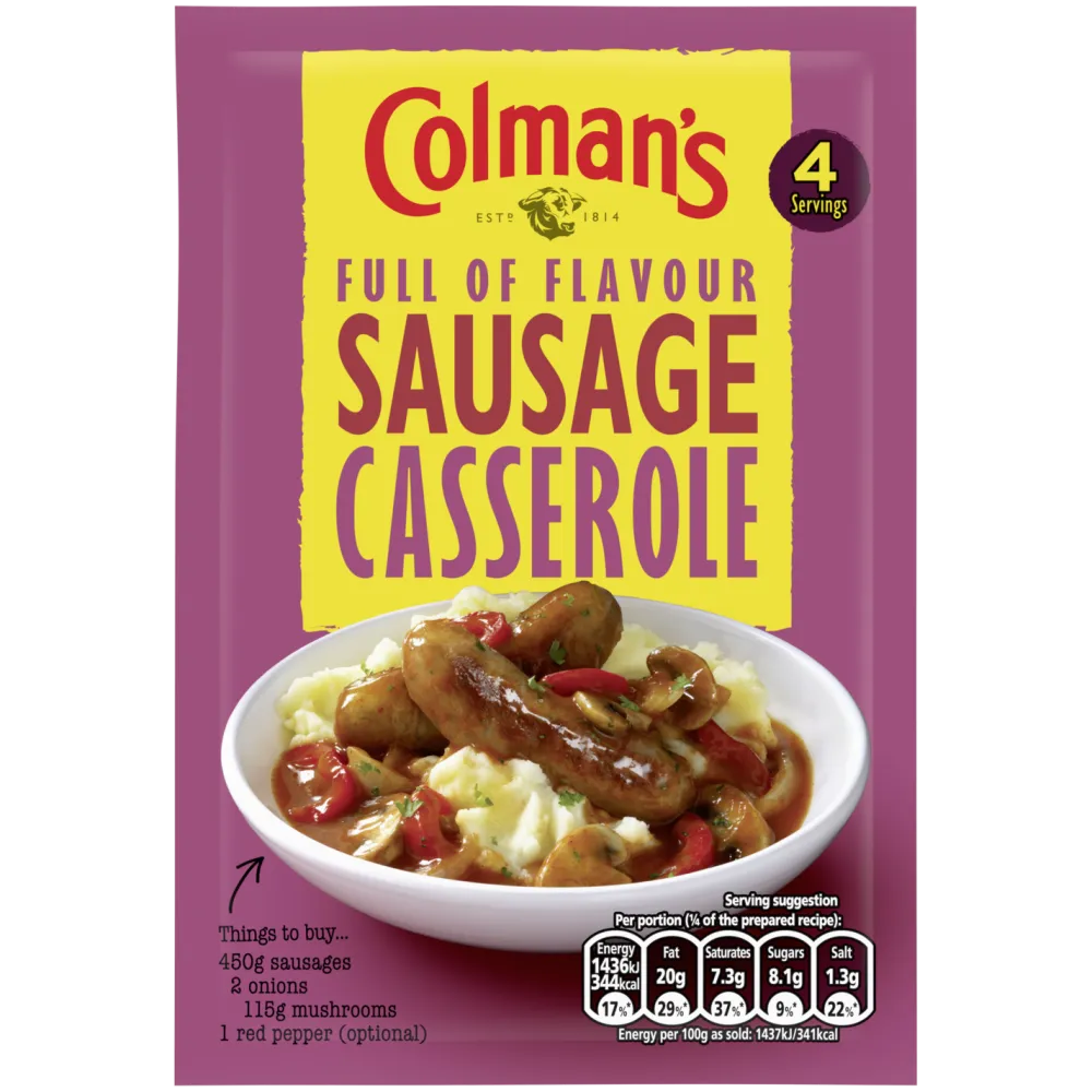 Colman's Sausage Casserole Mix- Groceries