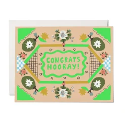 Congrats Hooray Card- Greeting Cards