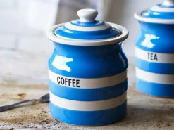 Cornishware Blue Coffee Storage Jar- Storage Jars|Cornishware