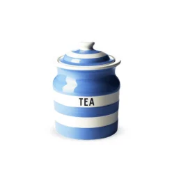 Cornishware Blue Tea Storage Jar- Storage Jars|Cornishware