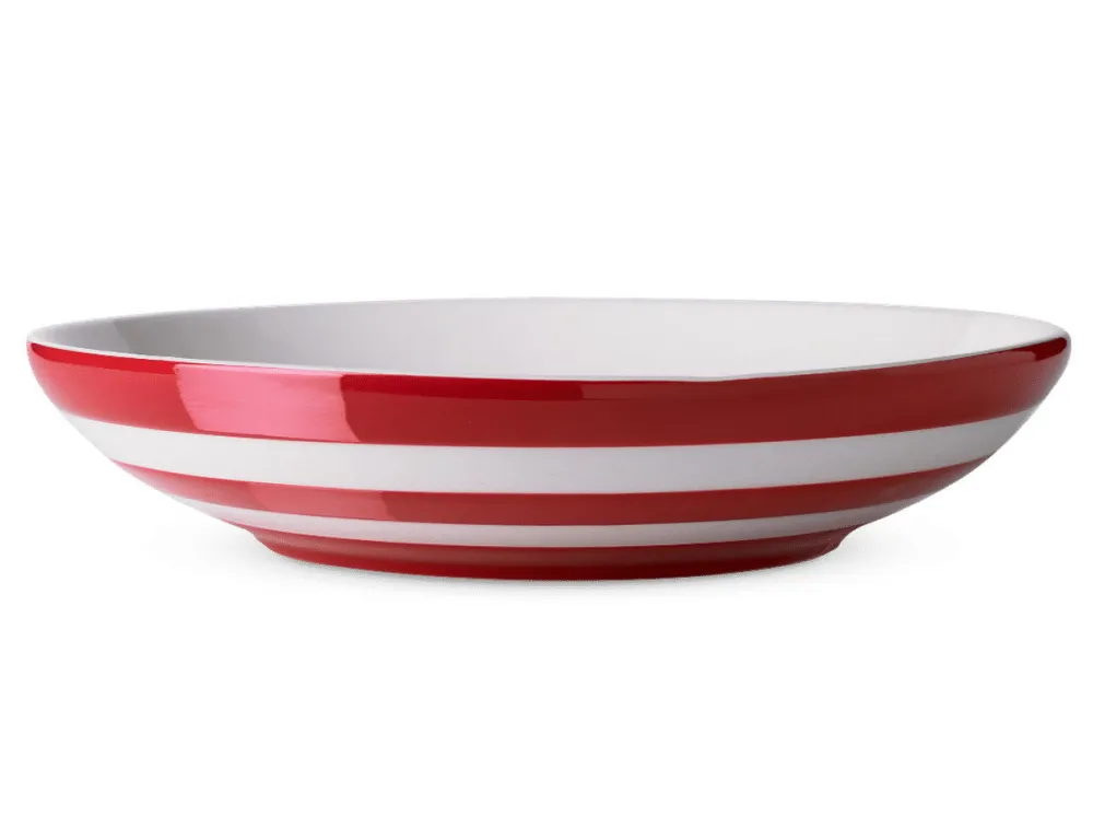 Cornishware Red Pasta Bowl- Cornishware