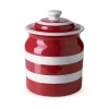 Cornishware Red Small Storage Jar- Storage Jars|Cornishware