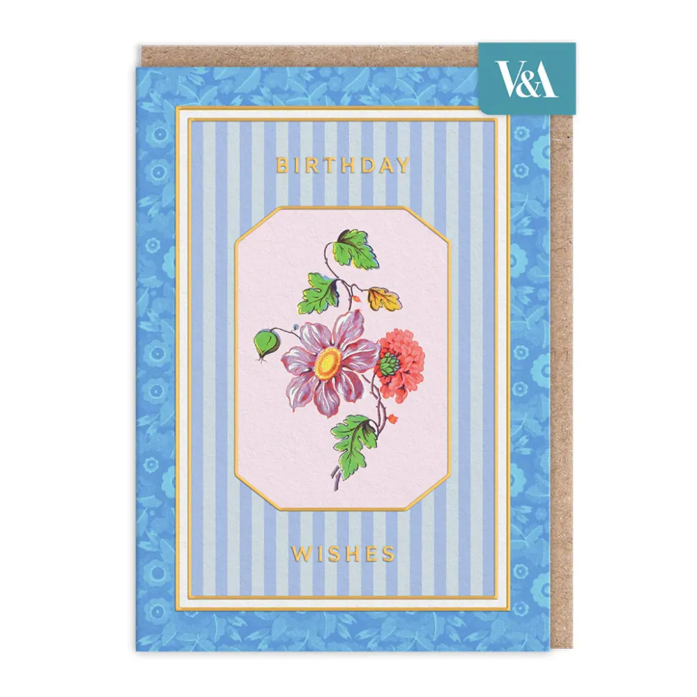Cottagecore Flower on a Vine Birthday Card- Greeting Cards