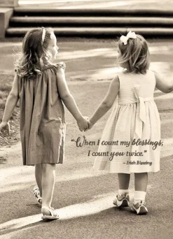 Count You Twice Greeting Card- Greeting Cards