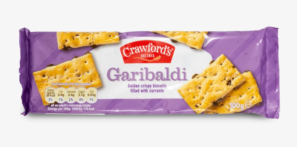 Crawfords Garibaldi Biscuits 100g- Biscuits