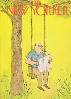Dad's Swing New Yorker Father's Day Card- Greeting Cards