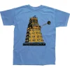 Dalek Attack Carolina Blue Shirt- Shirts & Sweaters|Cultural Icons