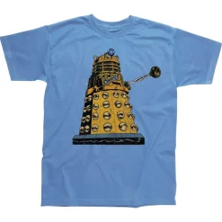 Dalek Attack Carolina Blue Shirt- Shirts & Sweaters|Cultural Icons