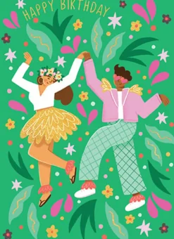 Dancing Couple Birthday Card- Greeting Cards