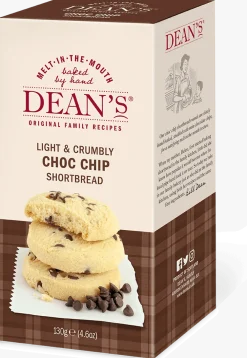 Dean's Light & Crumbly Chocolate Chip Shortbread- Biscuits