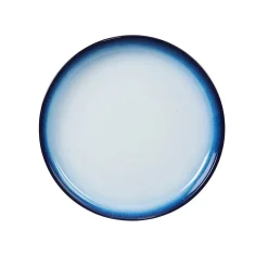 Denby Pottery Blue Haze Coupe Medium Plate- Denby