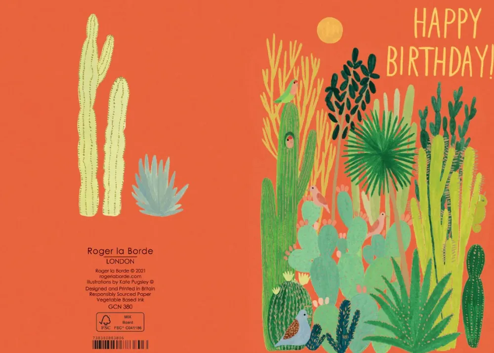 Desert Birthday Card- Greeting Cards