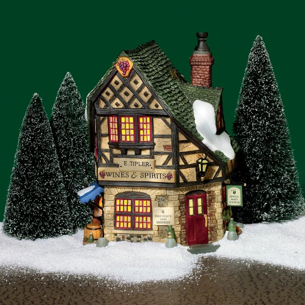 Dickens Village "E. Tipler Wines & Spirits"- Dickens Village
