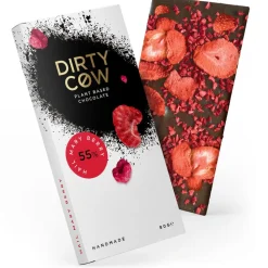 Dirty Cow Hail Mary Berry Plant Based Chocolate Bar- British Chocolate