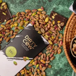 Dirty Cow Pistachi Yo! Plant Based Chocolate Bar- British Chocolate