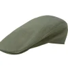 Donegal Touring Cap in Green Linen- Hats