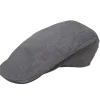 Donegal Touring Cap in Grey Linen- Hats