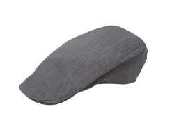 Donegal Touring Cap in Grey Linen- Hats