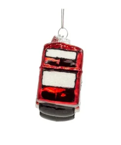 Double Decker Glass Ornament- Souvenirs