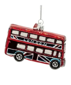 Double Decker Glass Ornament- Souvenirs