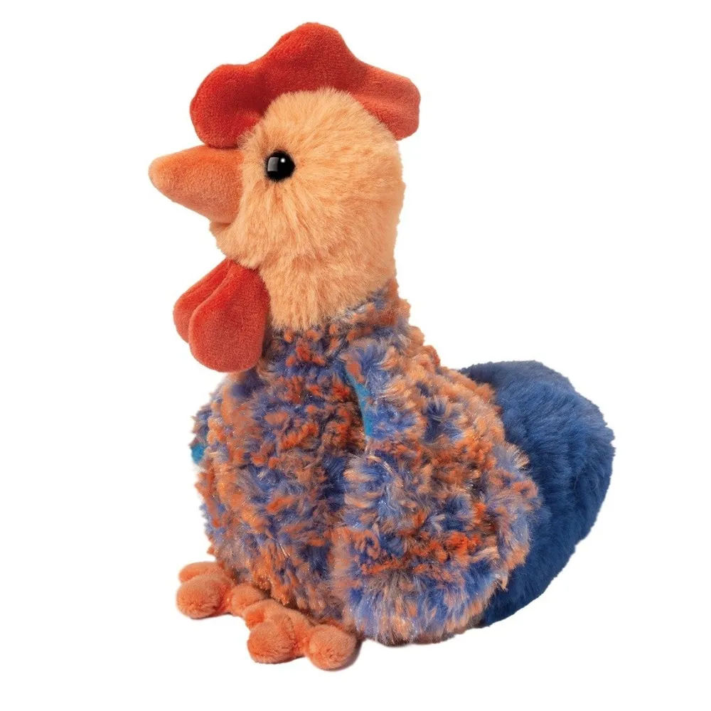 Douglas Toys Chantillie Mini Soft Blue Lace Hen- Soft Toys|Toys