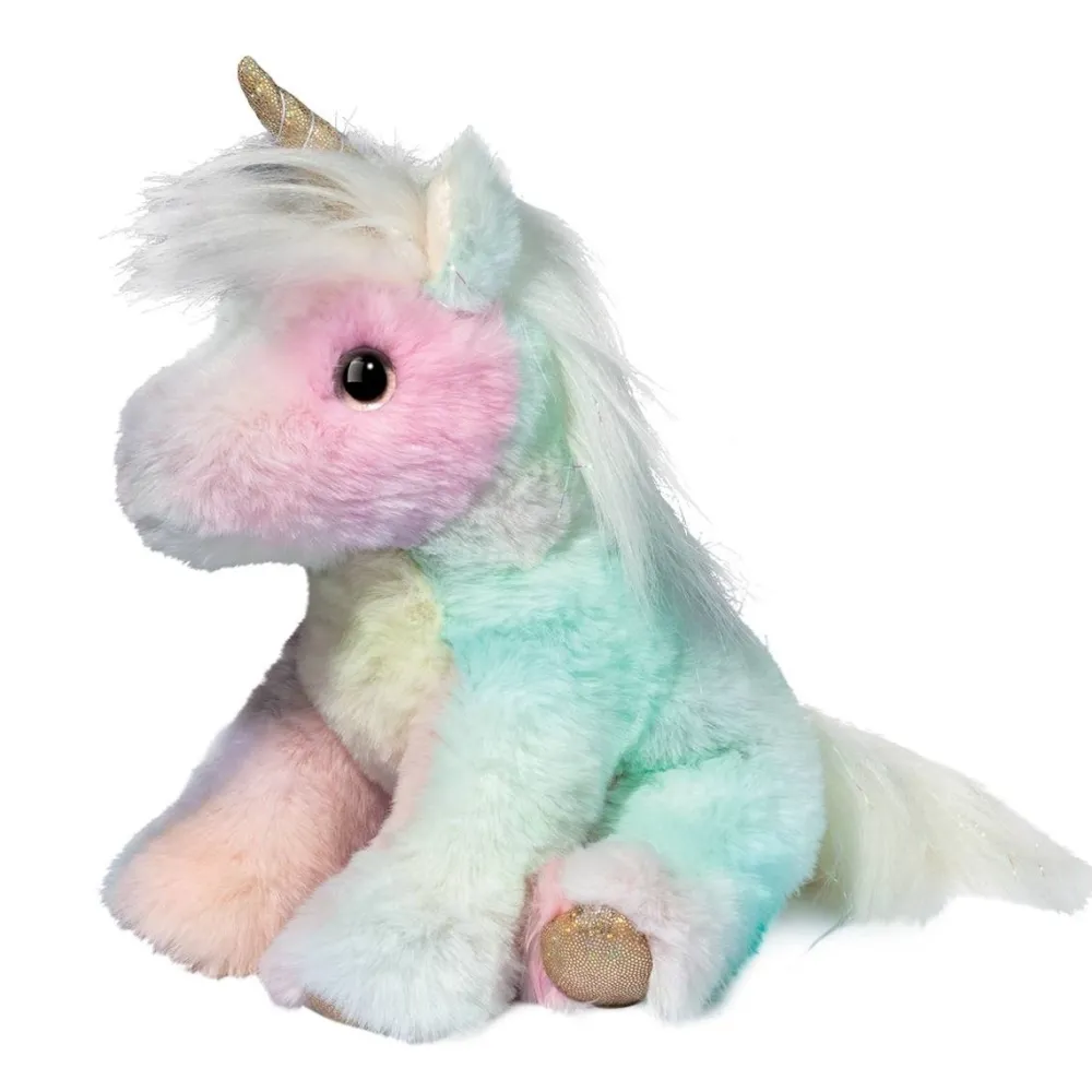 Douglas Toys Kylie Rainbow Mini Soft Unicorn- Soft Toys|Toys