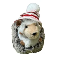 Douglas Toys Spunky Hedgehog with Winter Hat- Soft Toys|Toys