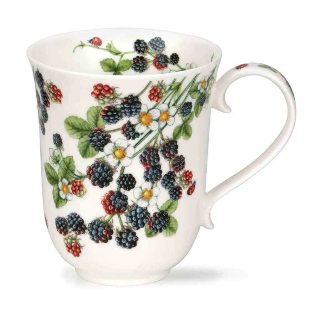 Dunoon Braemar Wild Blackberries Mug- Shape: Braemar
