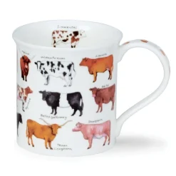 Dunoon Bute Animal Breeds Cow Mug- Shape: Bute