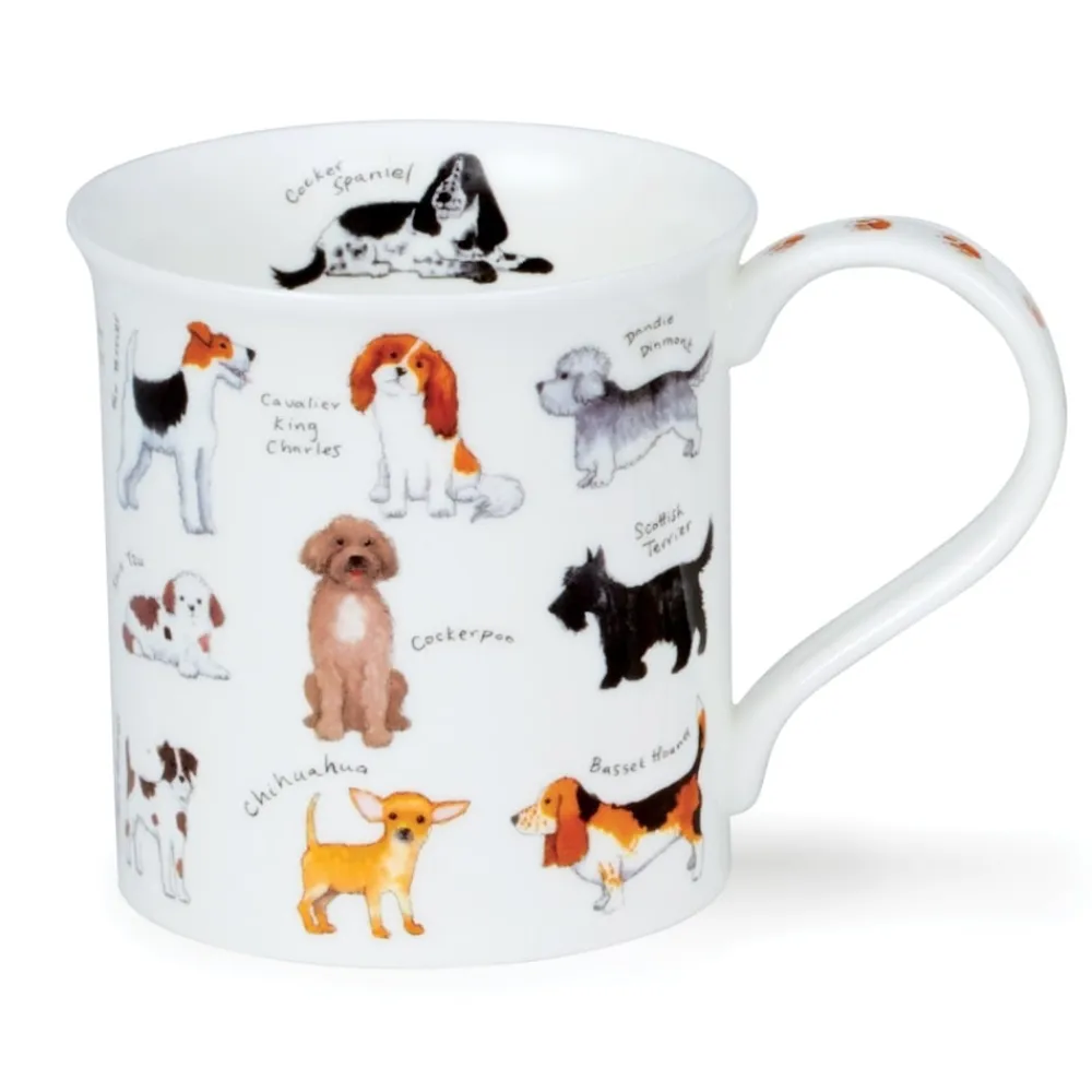 Dunoon Bute Animal Breeds Dog Mug- Shape: Bute