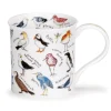 Dunoon Bute Birdlife Coastal Birds Mug- Shape: Bute