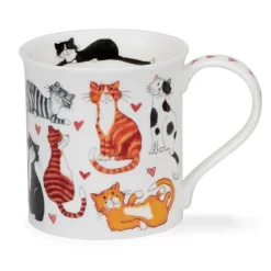 Dunoon Bute Lovable Cats Mug- Shape: Bute