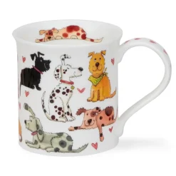 Dunoon Bute Lovable Dogs Mug- Shape: Bute