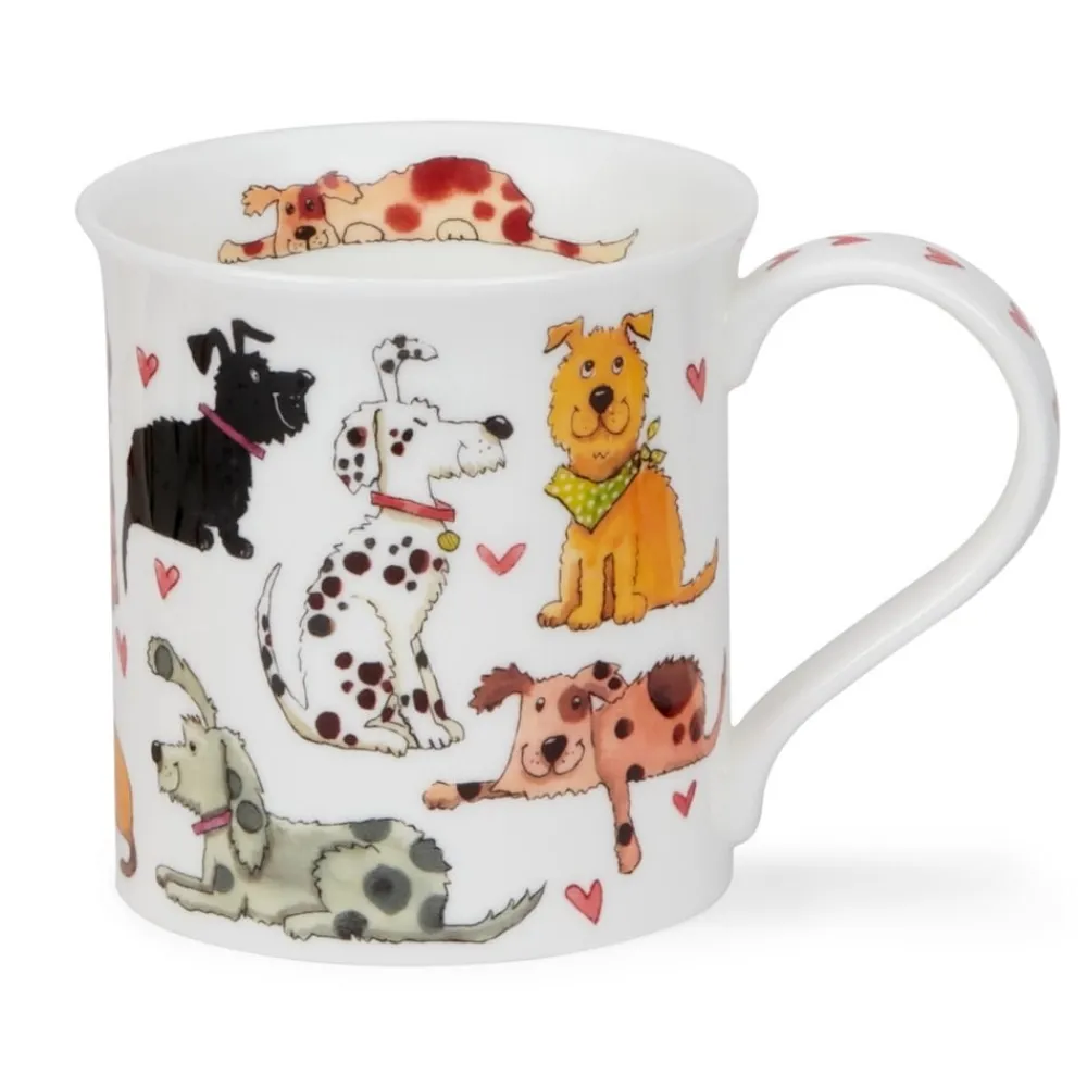 Dunoon Bute Lovable Dogs Mug- Shape: Bute