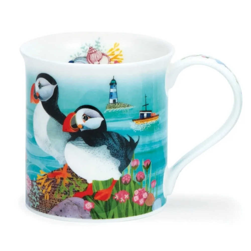 Dunoon Bute Seashore Puffin Mug- Shape: Bute