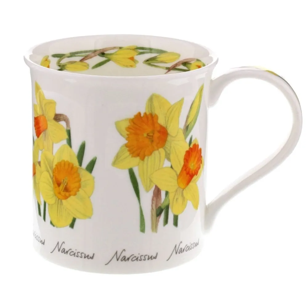 Dunoon Bute Spring Flowers Daffodil Mug- Shape: Bute