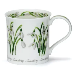 Dunoon Bute Spring Flowers Snowdrop Mug- Shape: Bute