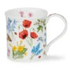 Dunoon Bute Wild Flowers Poppy Mug- Shape: Bute