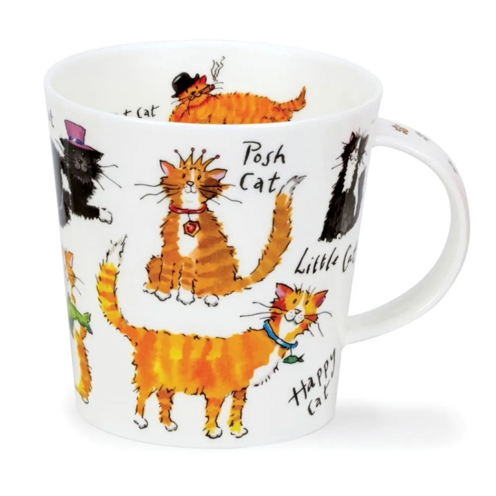 Dunoon Cairngorm A Cat's Life Mug- Shape: Cairngorm