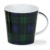 Dunoon Cairngorm Black Watch Tartan Mug- Shape: Cairngorm